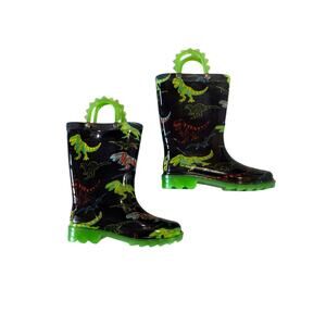 Western Chief Boys Dinosaur Light Up Rain Boots